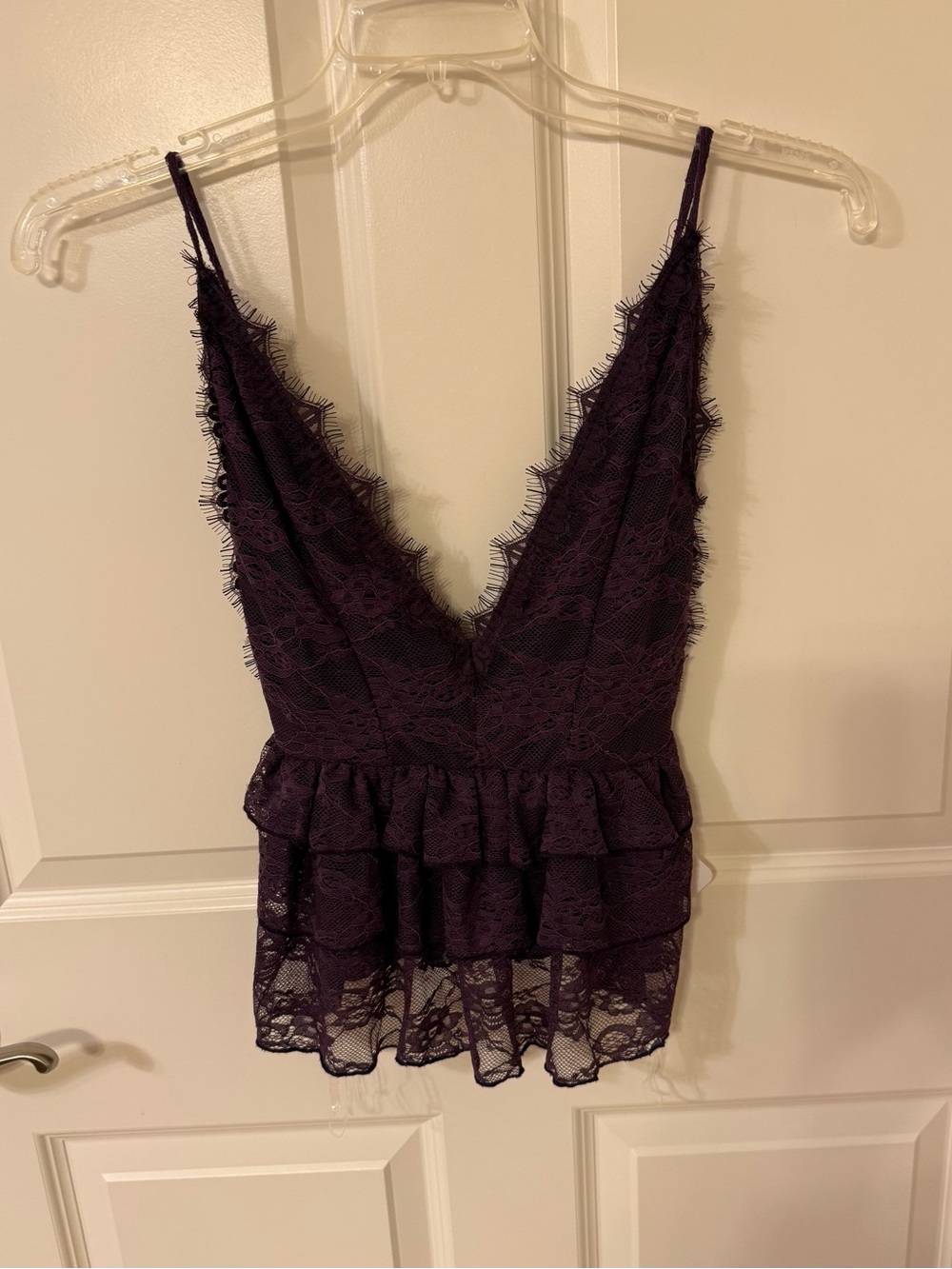 Rebellious Floral Ruffle Camisole Women’s XS Y2K Fairycore NWT Tiered Purple